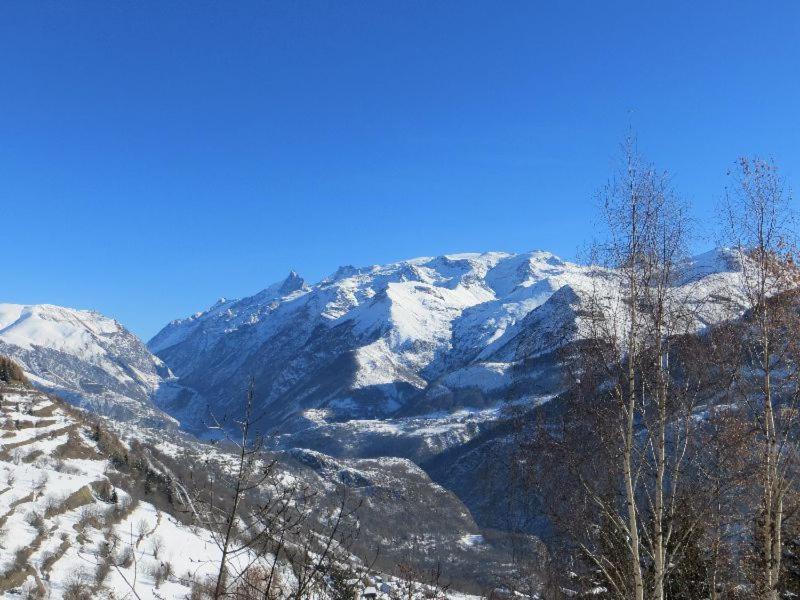 Studio Coin Montagne A Auris En Oisans Avec Vue Magnifique Екстериор снимка