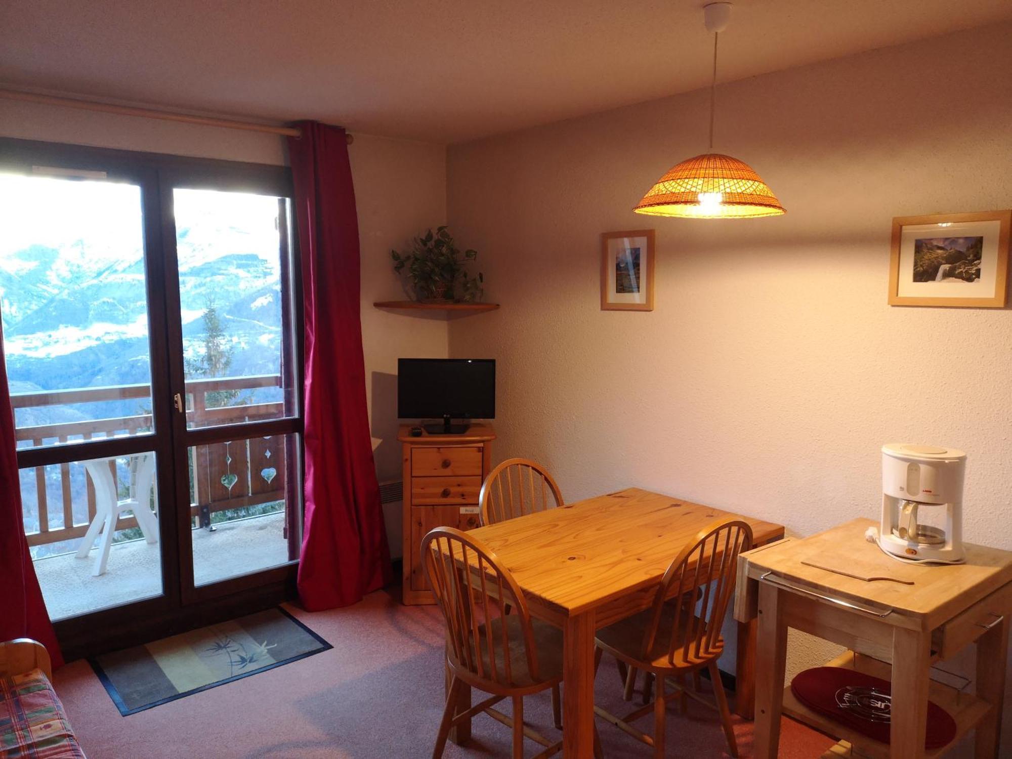 Studio Coin Montagne A Auris En Oisans Avec Vue Magnifique Екстериор снимка